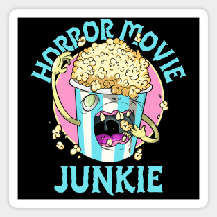 Horror Movies and Popcorn Zombie Magnet